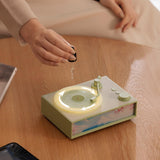 Wireless Bluetooth Speaker Aroma Diffuser Ambient Light Mini Speaker Retro Vinyl Record Player Home High-Quality Sound Gift X19 - V.I.P Digital Presence