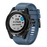 Correa de silicona de liberación rápida FIFATA para Garmin Fenix ​​6, 6S, 6X, 5X, 5, 5S, 3, 3HR, Forerunner 935 y 945.
