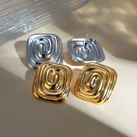 Stainless Steel Stud Earrings - V.I.P Digital Presence