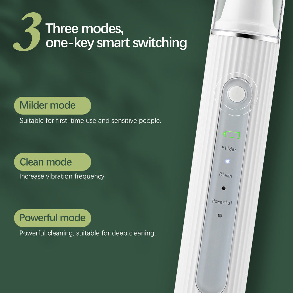 3-Speed Visible Ultrasonic Electric Tooth Cleaner Tooth Cleaning Beauty Instrument To Remove Tartar And Calculus Tooth Cleaning Device - V.I.P Digital Presence