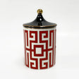 Gold Plated Stripe Ceramic Storage Jar Home Scented Candle Bottle Wedding Candy Gift Jar Cosmetic Jewelry Storage Bottle Decor - V.I.P Digital Presence
