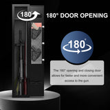 5 gun safes with 3 pistol pockets, quick access biometric adjustable heavy-duty gun rack mounted gun safes - V.I.P Digital Presence