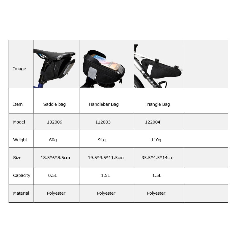 Sahoo 112003 Cycling Bicycle Bike Head Tube Handlebar Cell Mobile Phone Bag Case Holder Case - V.I.P Digital Presence