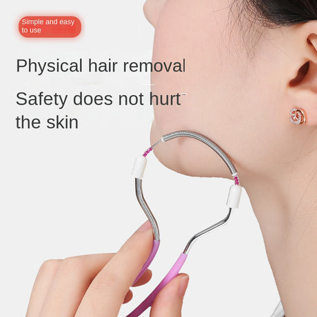 Facial hair removal device with twisted hair removal device lip hair removal device facial hair removal device - V.I.P Digital Presence