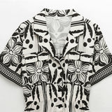 Versatile woven Cuban collar jumpsuit shorts - V.I.P Digital Presence