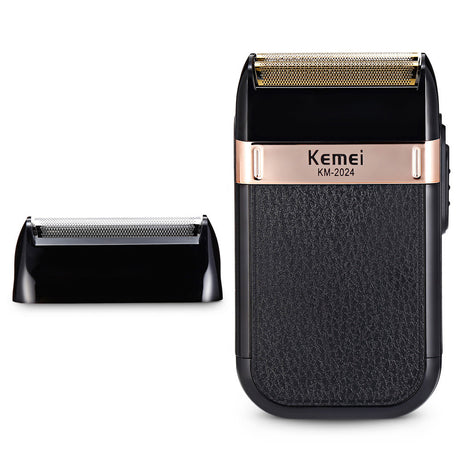 KM -2024 New USB Charging Reciprocating Double Mesh Razor Gold and Silver Knife Mesh Full Body Water Wash - V.I.P Digital Presence