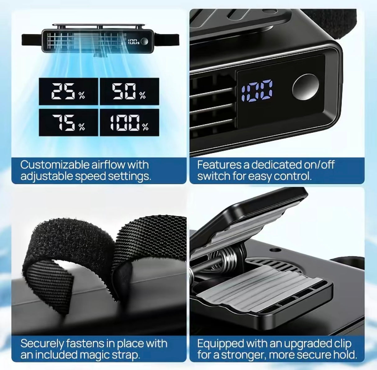 CoolDrive USB Car Fan