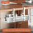 No-drill under-desk cord rack: metal mesh, high-load cable holder. - V.I.P Digital Presence