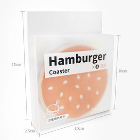 Burger Coaster Set Coffee Cup Insulation Pad 8 Piece Set - V.I.P Digital Presence