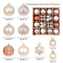 Christmas decoration 6cm electroplated ball plastic ball special-shaped painted Christmas ball gift Christmas tree pendant - V.I.P Digital Presence