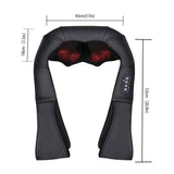 LUYAO LY-580A+1 shiatsu deep kneading heated Neck shoulder back body massager massage belt shawl massage machine - V.I.P Digital Presence