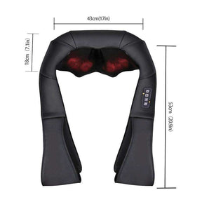LUYAO LY-580A+1 shiatsu deep kneading heated Neck shoulder back body massager massage belt shawl massage machine - V.I.P Digital Presence