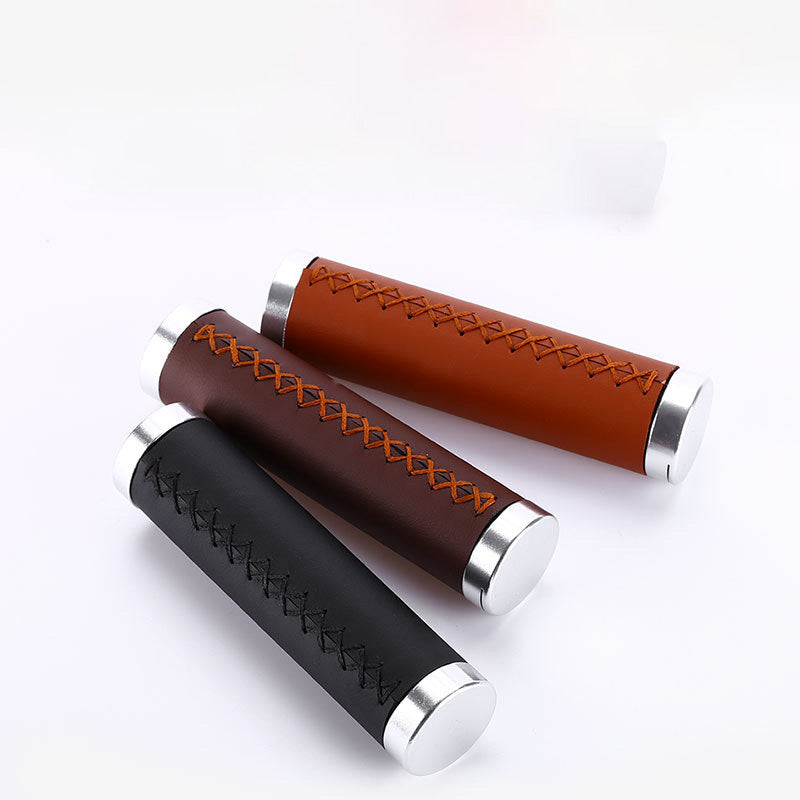 Mountain Bike Handlebar Sleeve Fiber Leather Surface Lock Shock-Absorbing Non-Slip Vice Handle Handlebar Grip Riding Accessories - V.I.P Digital Presence