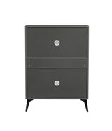 Shoe Cabinet , Shoe storage shelves, Grey - V.I.P Digital Presence