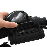 Dispositivo de visión nocturna digital infrarroja portátil HD 6X50 de 350 MRange, monocular táctico IR nocturno para observación de caza al aire libre