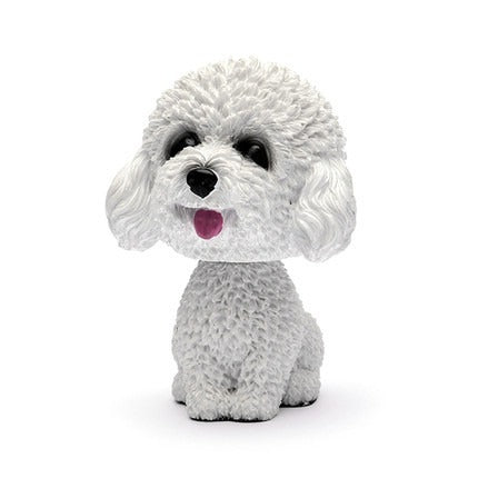 Cute doll decorations in the car, resin bobblehead dog animal bulldog, creative cute car ornaments - V.I.P Digital Presence