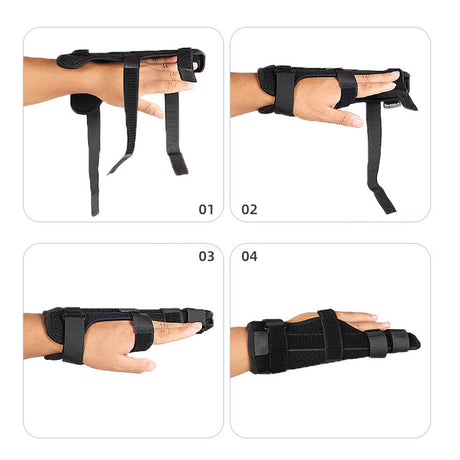Hailicare Ring Finger Tail Finger Fixation Set Finger Fracture Damage Aluminum Plate Support Protector - V.I.P Digital Presence