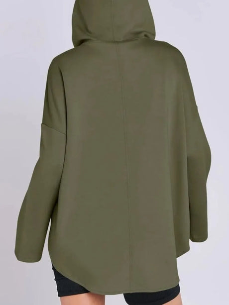 Quarter Zip Long Sleeve Hoodie - V.I.P Digital Presence