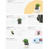 USB Auto Absorbent Planter Brand New PP Resin Plastic Round Eco-friendly Interactive - V.I.P Digital Presence