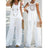 Fashionable Solid Color Back Hollow Lace Set - V.I.P Digital Presence