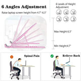 Universal Laptop Stand Adjustable Notebook Holder for Macbook Non-slip Foldable Cooling Base Bracket for Laptop/Tablet/phone - V.I.P Digital Presence