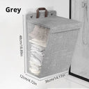 Dirty Clothes Basket Foldable Home Dormitory Dormitory Multifunctional Organization Storage Wall Hanging Basket - V.I.P Digital Presence