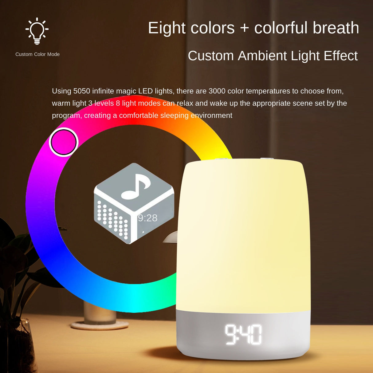 Youmian White Noise Sleep Device Breathing Atmosphere Light Music White Noise Sleep Aid Intelligent Timing - V.I.P Digital Presence
