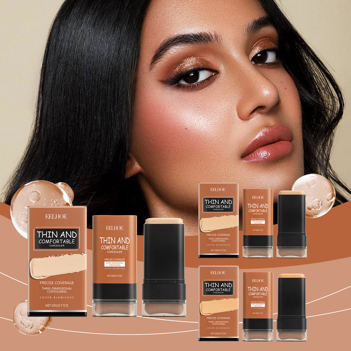 Light Transparent Concealer Foundation Stick, The Liquid Foundation Is Not Easy To Remove Makeup Moisture Natural Refreshing - V.I.P Digital Presence