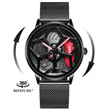 New Top Brand Luxury Mens Watches Stainless Steel Car Wheel Hub Quartz Watch For Men Military Sport Watch Relogio Masculino - V.I.P Digital Presence