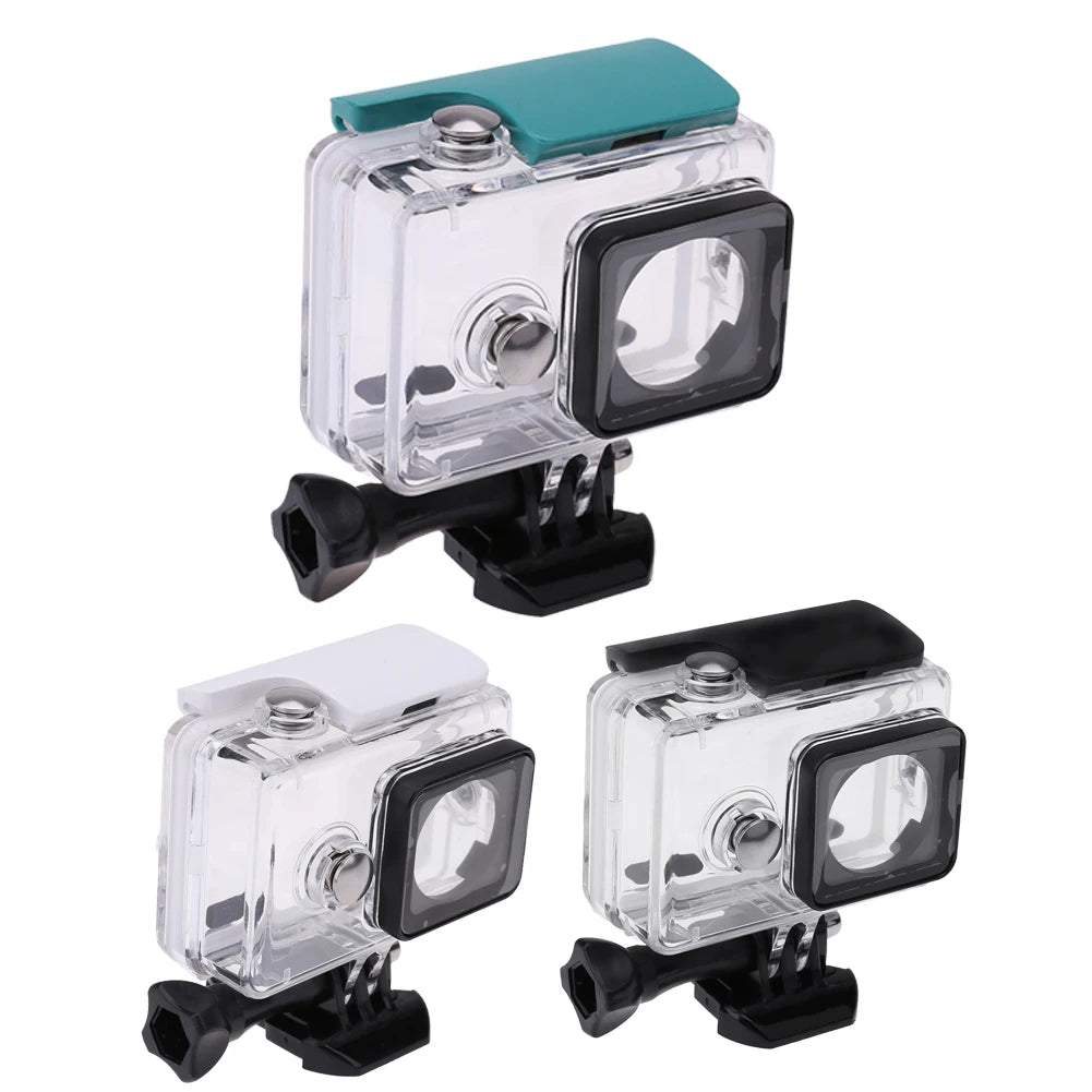 45M Underwater Diving Waterproof Case for Xiaomi Yi Sports Waterproof Box for Xiaomi yi Action camera Protective