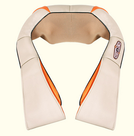 LUYAO LY-580A+1 shiatsu deep kneading heated Neck shoulder back body massager massage belt shawl massage machine - V.I.P Digital Presence