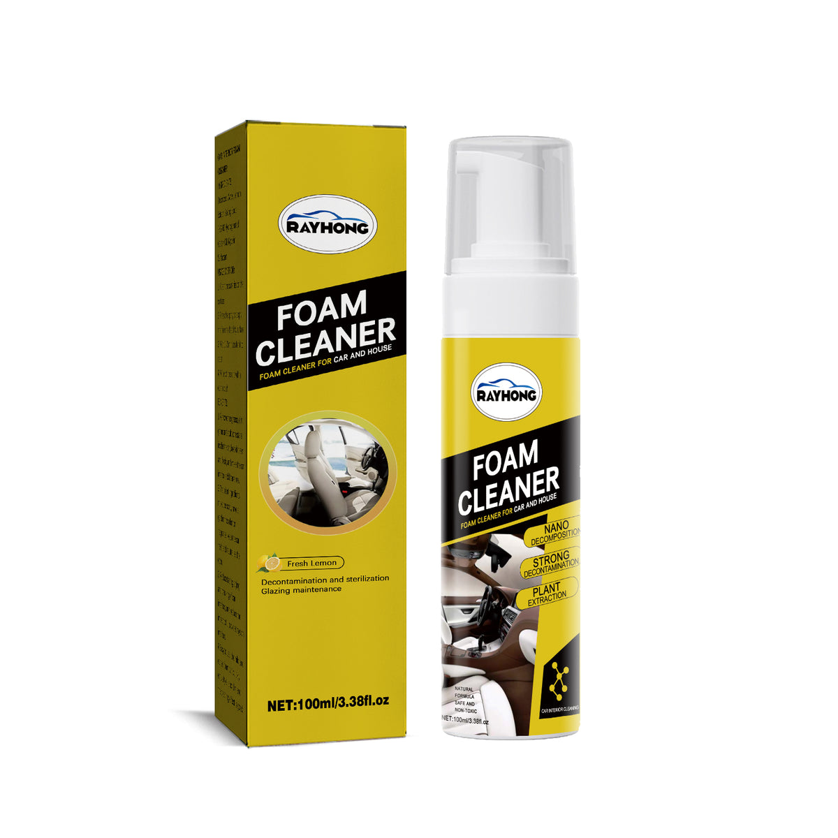 Car Interior Foam Cleaner, Interior Seat Instrument Panel Clean Dust And Polish Maintenance Refurbishing Agent - V.I.P Digital Presence