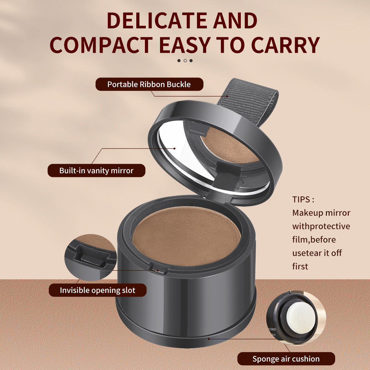 Hairline powder contouring shadow filling forehead hair replacement artifact waterproof and sweat-proof - V.I.P Digital Presence