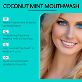 Coconut Mint Mouthwash Remove Stains, Freshen Breath And Clean Teeth With Convenient Care Mouthwash - V.I.P Digital Presence