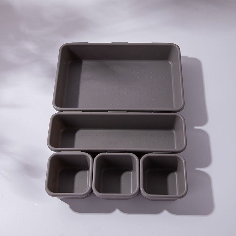 8pcs/set Adjustable Drawer Organizer Box Trays Make Up Cosmetics Sundries Divider Holder Kitchen Bathroom Closet Jewellery Box - V.I.P Digital Presence