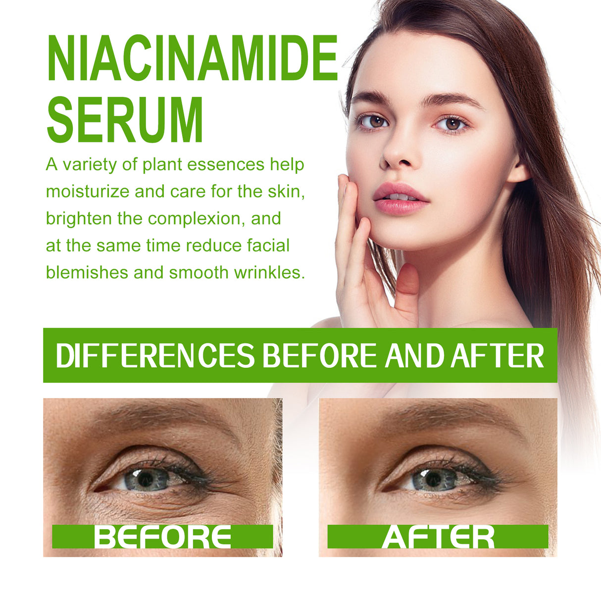 Crema facial en gel que aclara manchas y líneas finas, repara enrojecimiento y poros delicados, crema facial hidratante suave.