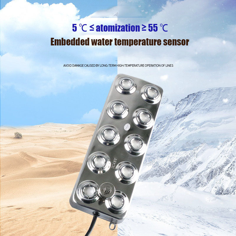 Rockery pond water landscape fogging machine high-frequency oscillation fogging board smoke machine ten head industrial ultrason - V.I.P Digital Presence