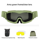 Gafas tácticas antiarena, gafas de tiro, equipo para exteriores, aficionados militares, gafas de campo antiimpacto