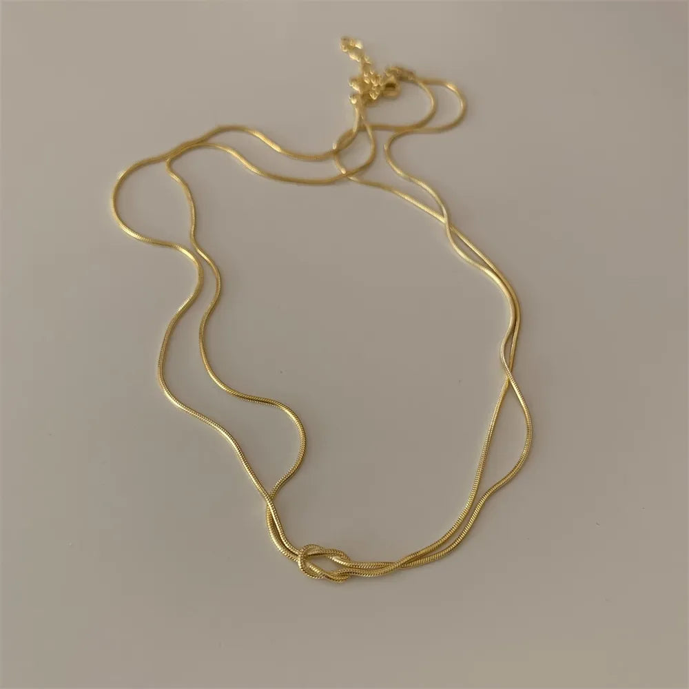 Titanium Steel Knotted Necklace - V.I.P Digital Presence