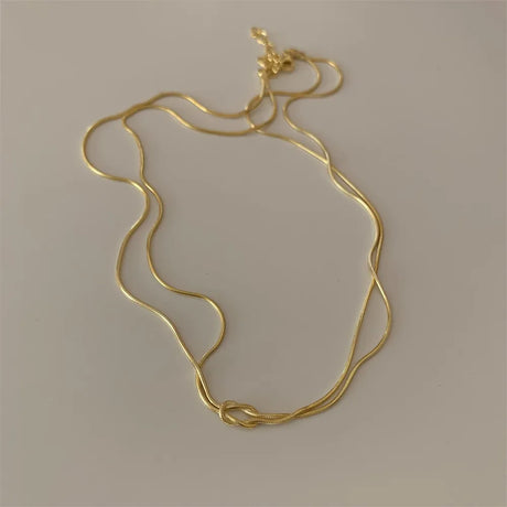 Titanium Steel Knotted Necklace - V.I.P Digital Presence