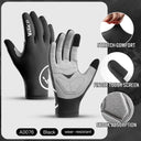 Guantes para ciclismo de montaña al aire libre con absorción de impactos y antideslizantes.