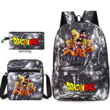Youth Dragon Ball Backpack Student Shoulder Bag Travel Bag 3-Piece Set - V.I.P Digital Presence