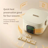 Portable Wireless Water-Free Heating Lunch Box Small Capacity for Baby Camping Trips LCD Display Rechargeable Electric Lunch Box - V.I.P Digital Presence