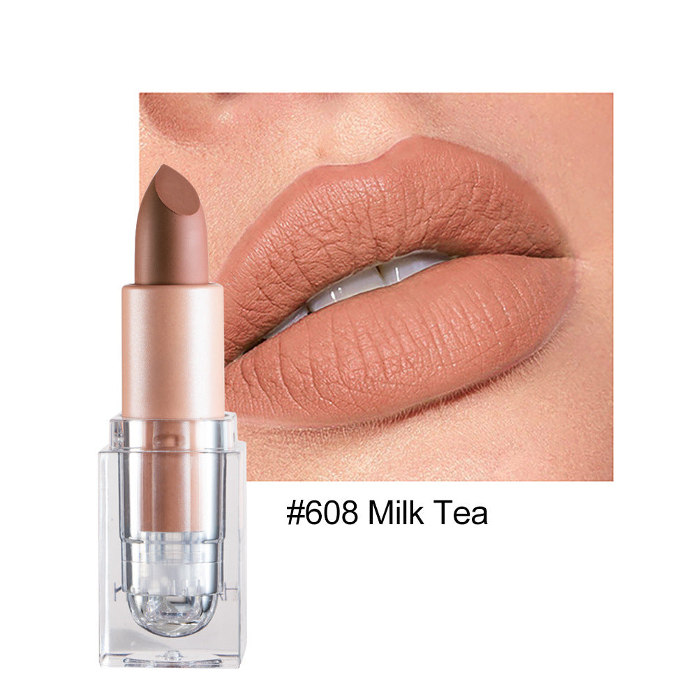 HANDAIYAN Matte Lipstick 12 Color Lipstick Not Easy To Fade Nude Pink Lipstick - V.I.P Digital Presence