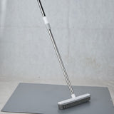 Cleaning Brush Stainless Steel Silicone Floor Brush Water Scraping Brush Long Handle Magic Carpet Brush - V.I.P Digital Presence