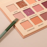 18-color Desert Rose Matte Pearlescent Eyeshadow Palette Earth Color Multi-purpose Color Eyeshadow Palette - V.I.P Digital Presence