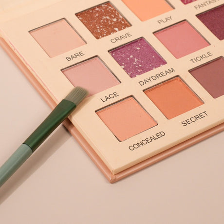18-color Desert Rose Matte Pearlescent Eyeshadow Palette Earth Color Multi-purpose Color Eyeshadow Palette - V.I.P Digital Presence