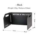 Outdoor stove enclosure wind shield camping wind shield shielding plate cassette stove folding gas stove stove wind shield - V.I.P Digital Presence