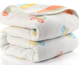 Baby Blankets Newborn Muslin Cotton 6 Layers Thick Swaddle Kids Receiving Blankets Children Cover Bedding - V.I.P Digital Presence