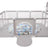 Children's fence baby basketball fence safety stainless steel playpen children's ball pit baby indoor playground baby park fence - V.I.P Digital Presence